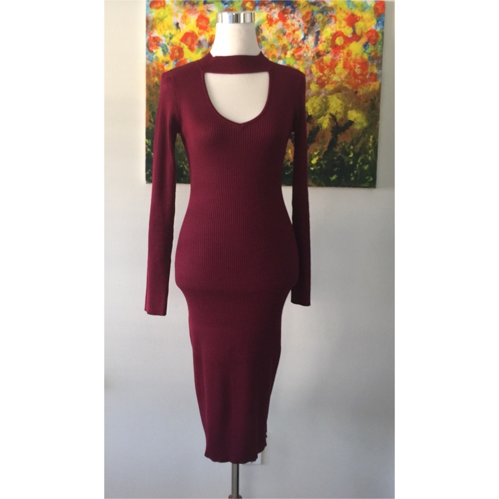 Ribbed Knit Dress